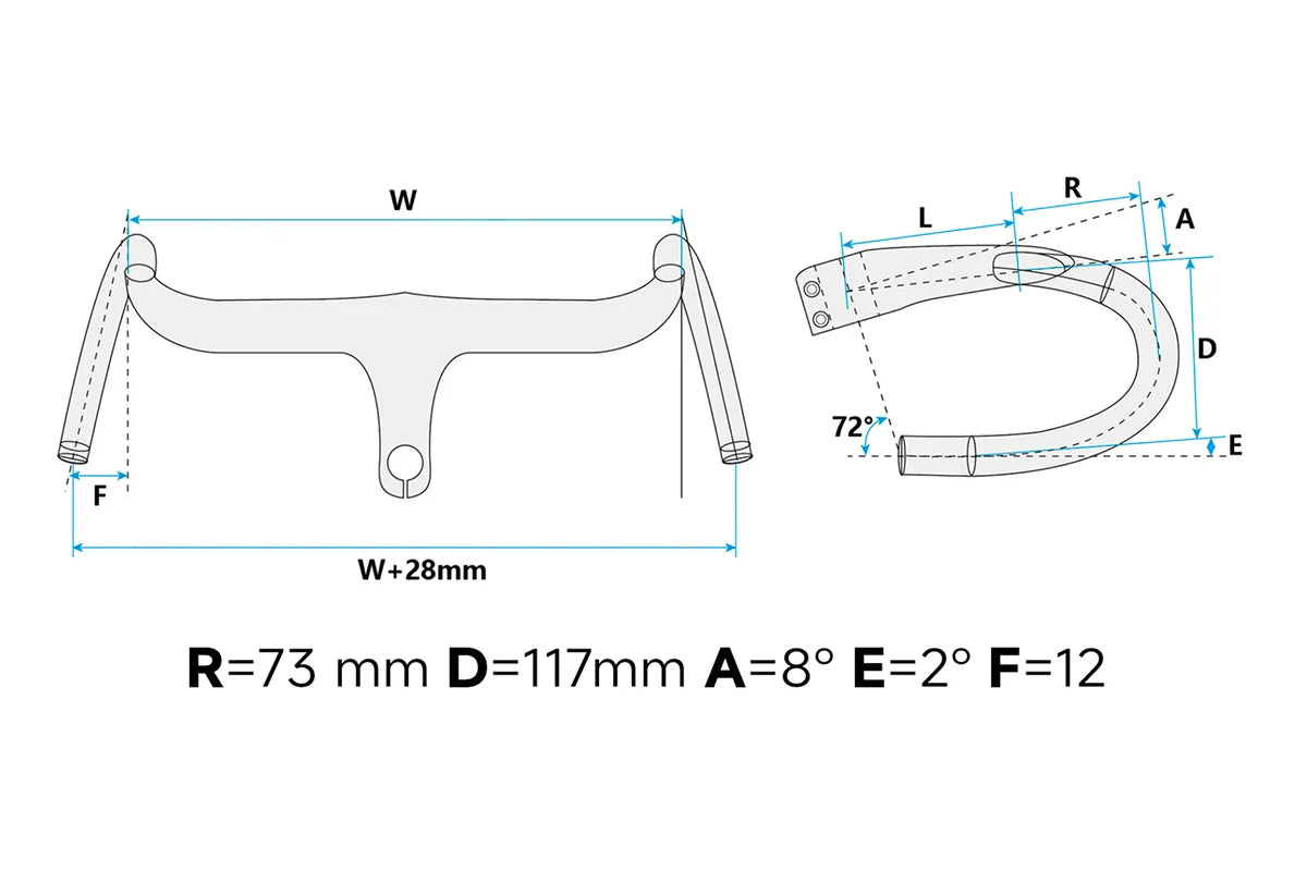 Gravel Carbon Aero Bars
